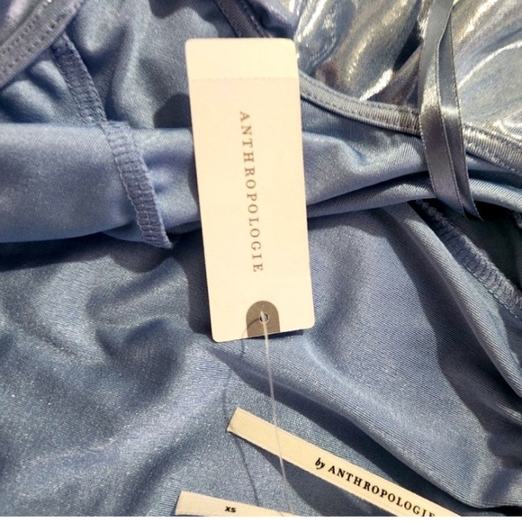 ❤️ NWT Anthropologie Shine Ruffle Tank- XS - Picture 5 of 9